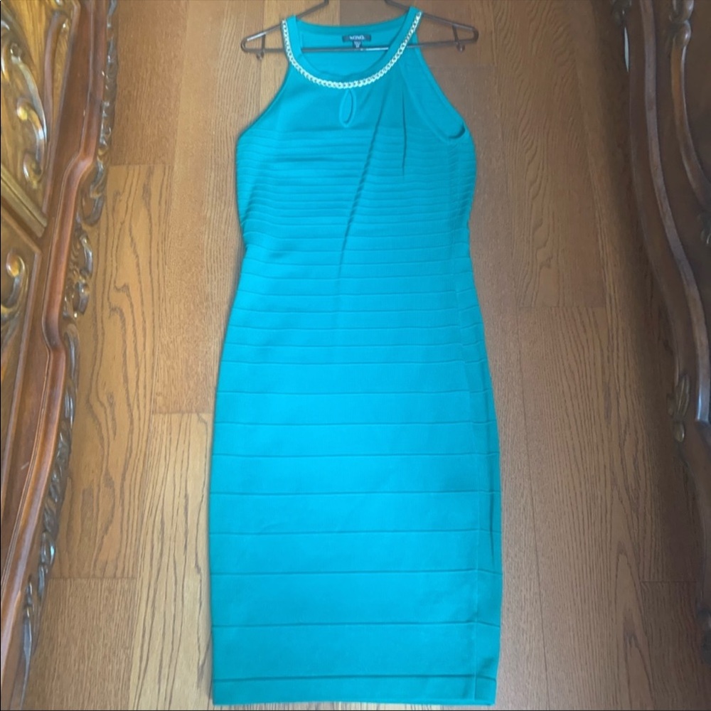 Emerald green dress